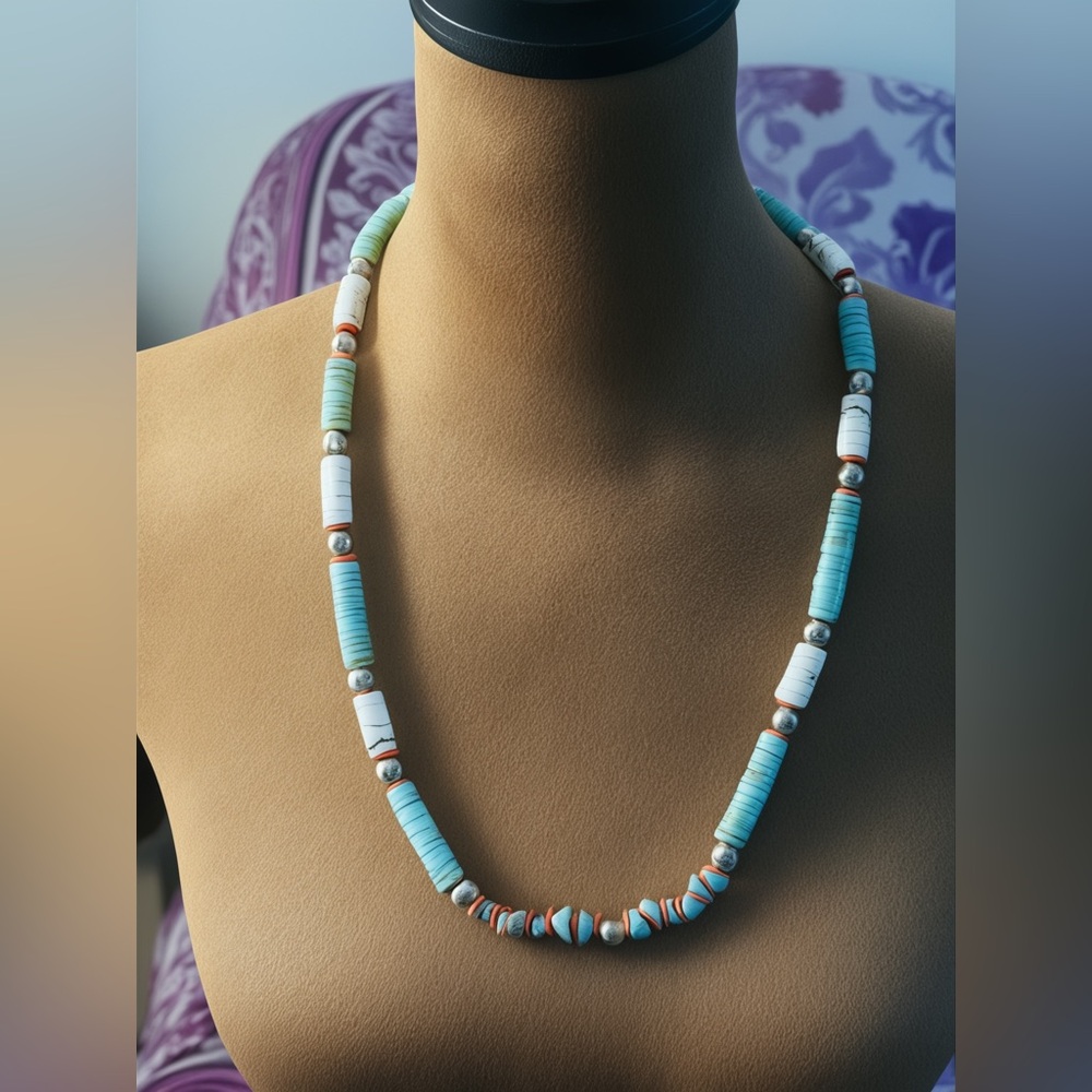 Artesian Native American inspired necklace